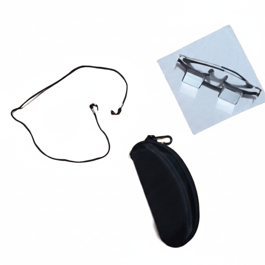 Climbing glasses. Metal frame